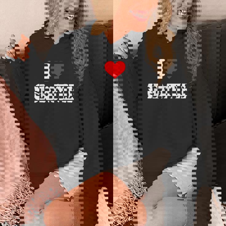 シアトル I Hearteattle I Loveeattle パーカー