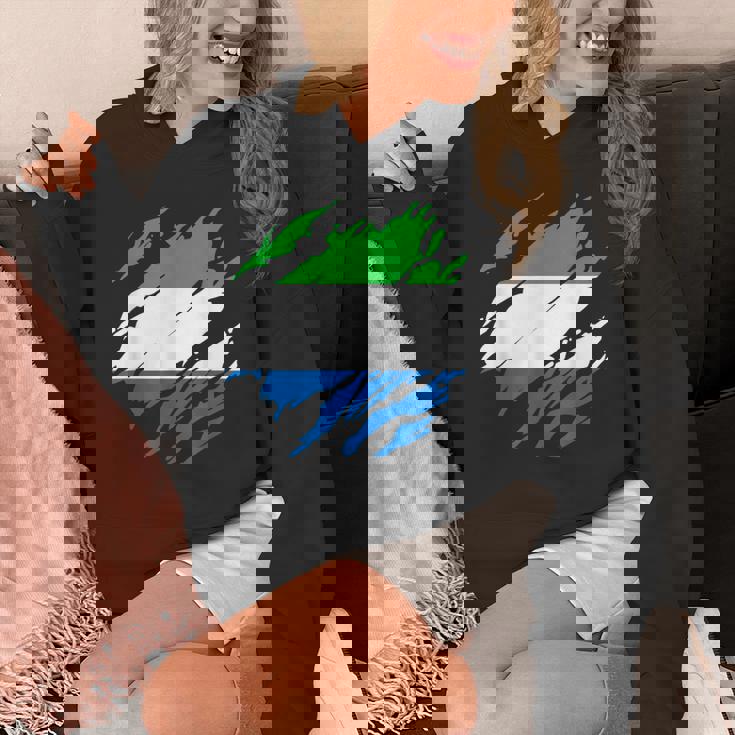 シエラレオネの国旗シエラレオネ パーカー