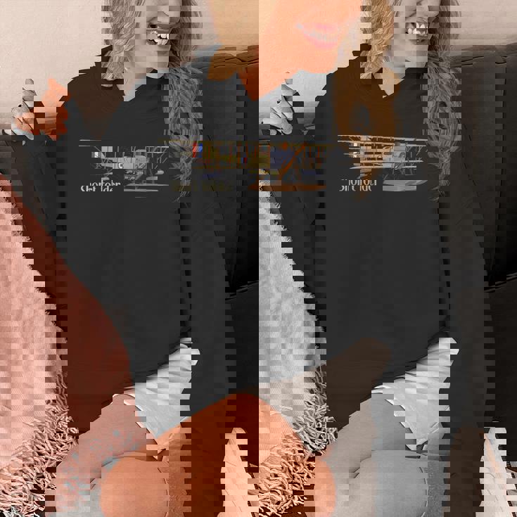 ショートフォルダー イギリス Ww1 複葉機 水上機 ボンバー図 Hoodie