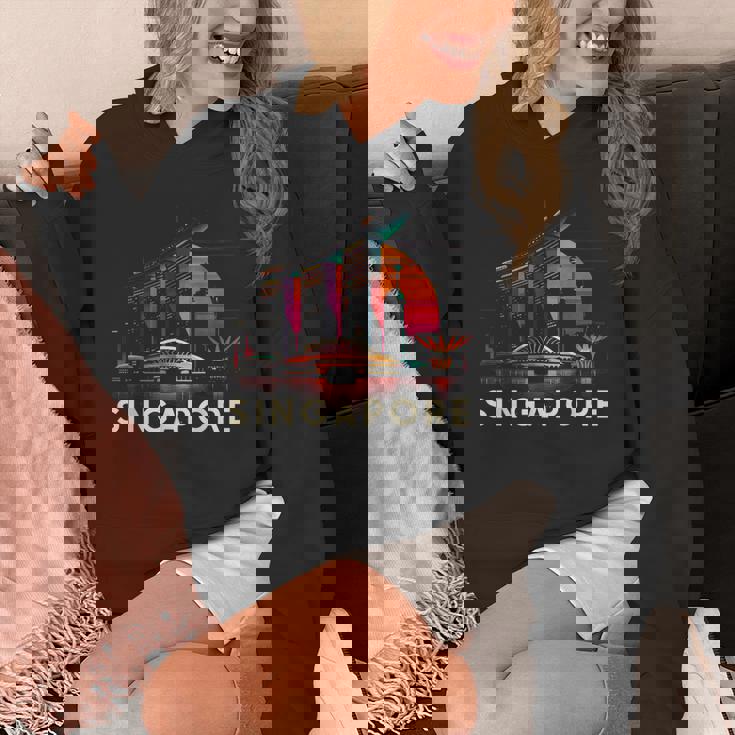 シンガポール市のランドマークビルのお土産 パーカー