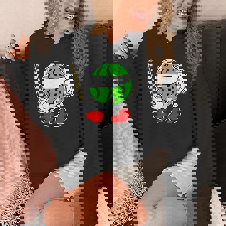 スイカ割り・夏 西瓜わり（すいかくん）【サマータイム】リゾート・夏 大好き／面白 イラスト Hoodie