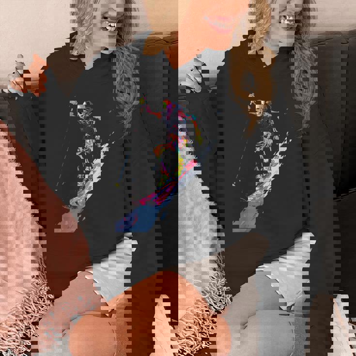 スキー スケルトン スキーヤー ダウンヒル 雪 冬 スキー パーカー