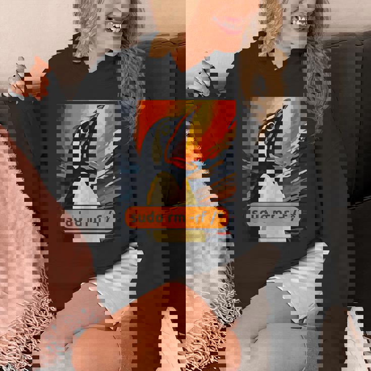 スクリーミング・タックス Linuxudo Rm-Rf Hoodie