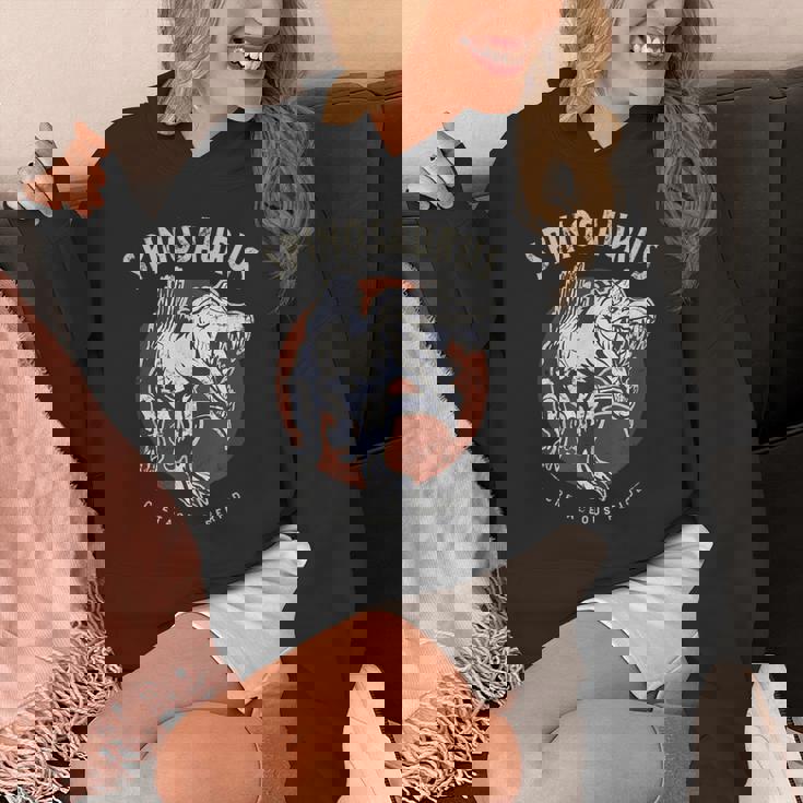 スピノサウルス 白亜時代の生き物 恐竜ファン向け パーカー