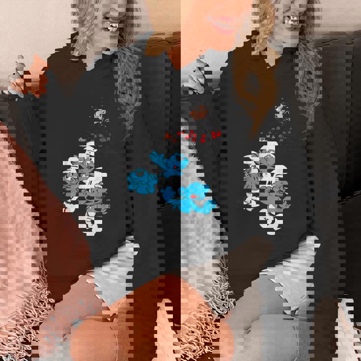 スマーフグループ スマーフ ガーガメル 魅惑のブルーフレンズのファン Hoodie
