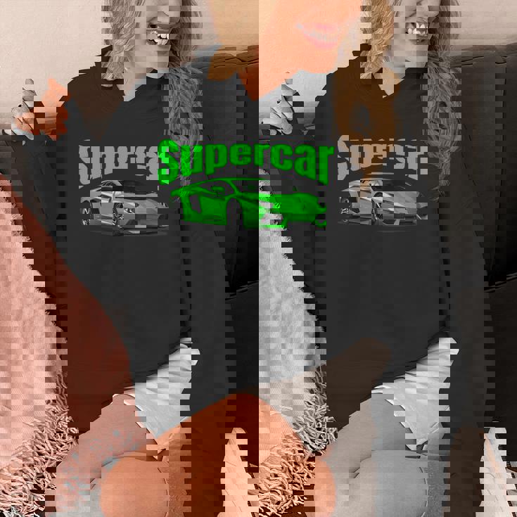 スー スポーツカー マッスルカー レースカー パーカー