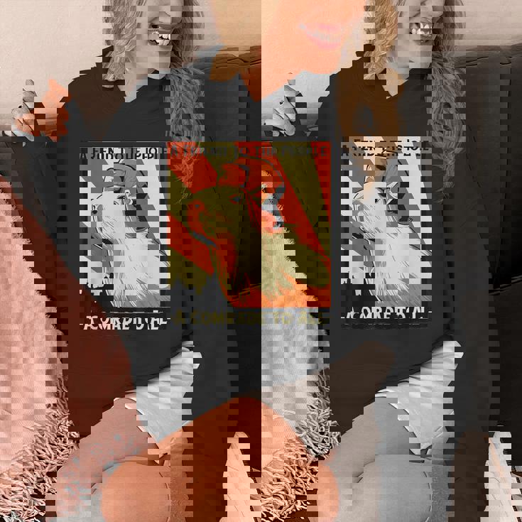 ソ連共産主義カピバラソビエト民衆への友 Hoodie