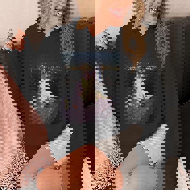 タバコ 子猫 おもしろい 喫煙 猫 ミーム バカ 脳腐 パーカー