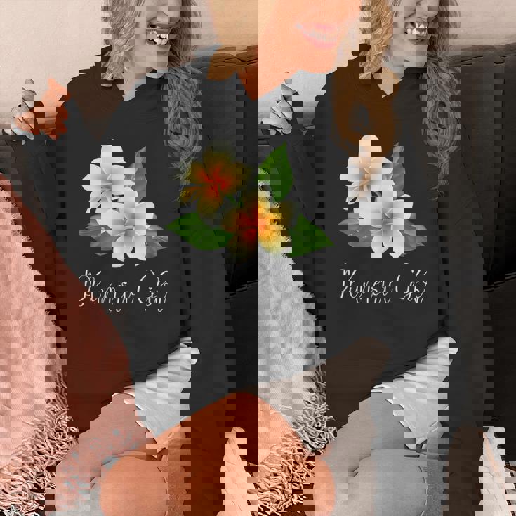 トロピカルプルメリアフランジパニー パーカー