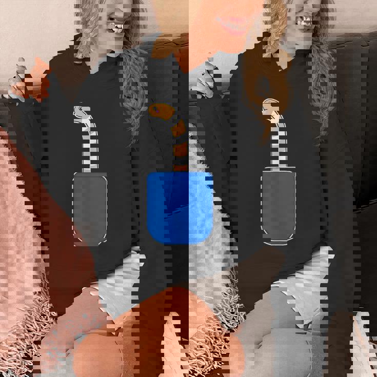 ニシキアナゴ（いん・ざ・ぽけっと）【どうぶつフレンズ】魚 水族館の生き物 かわいい 面白い 動物 チンアナゴ イラスト パーカー