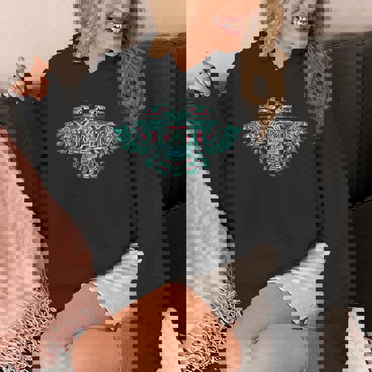 ネイティブアメリカン ハイダ サンダーバード トーテムポール ヴィンテージ パーカー