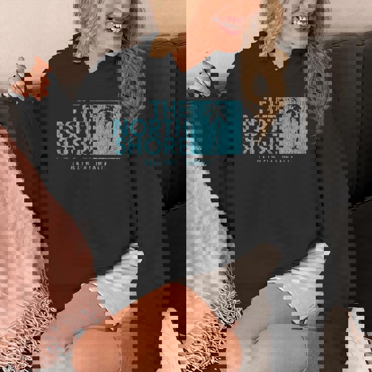 ノースショア ハワイ ヤシの木 ビンテージスタイル パーカー