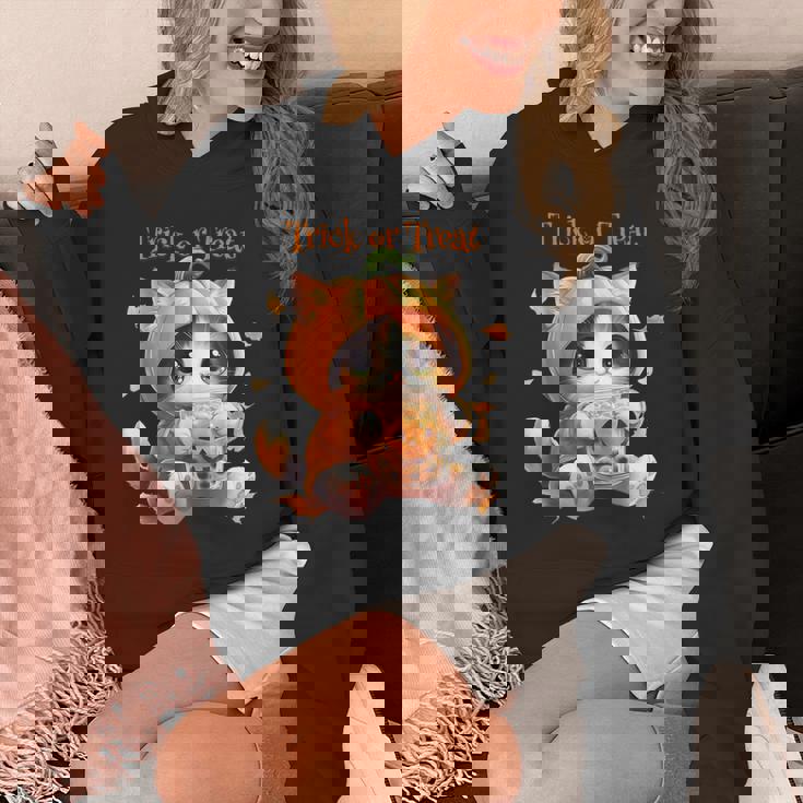 ハロウィン わがまま猫 ねこ ラーメン好き かわいい おもしろ マンガ パーカー