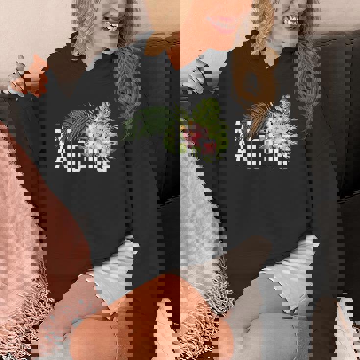 ハワイ島発アロハ フラワースピリットを感じる アロハ パーカー