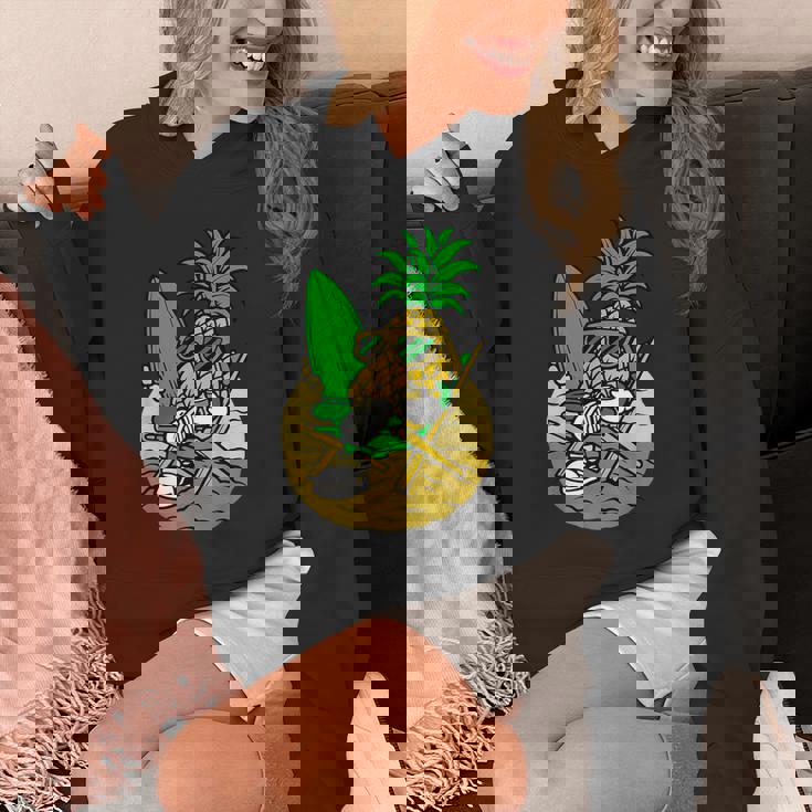 パイナップル サーファー サングラス ハワイ ハワイアン アロハ メンズ レディース Hoodie