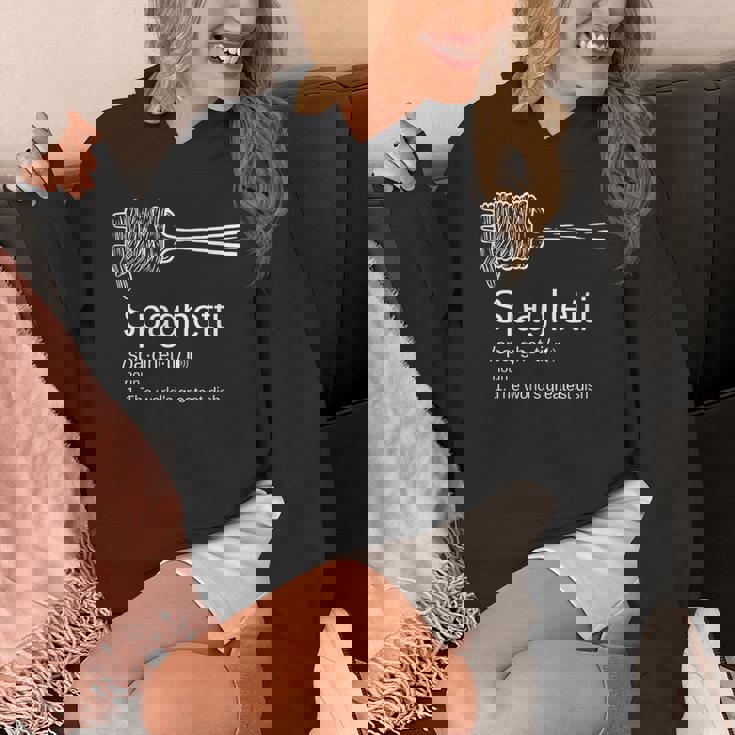パスタ好きを意味する面白いスパゲッティ。 Hoodie