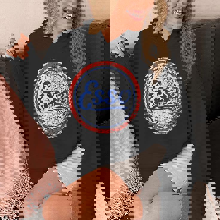 ビンテージ Esso ガソリンスタンドサイン パーカー