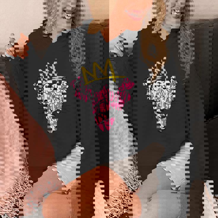 ピンクパンサー 王冠グラフィティアート パーカー