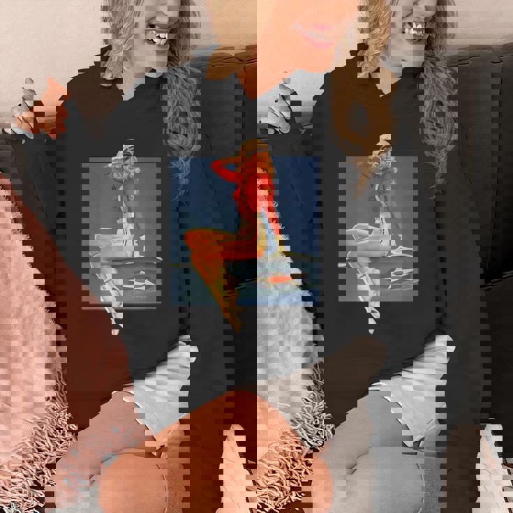 ピンナップガールww2軍空軍ポスターヴィンテージ パーカー