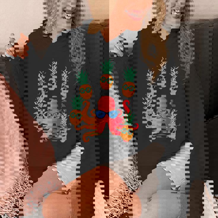 ファニー クール オレンジ タコ ジャグリング パイナップル パーカー