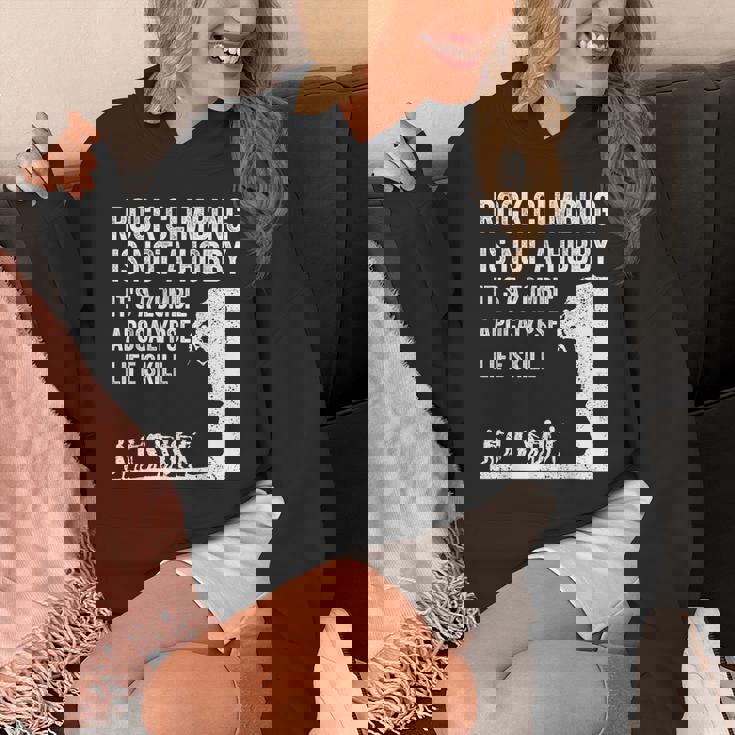 ファニーロッククライマーギフト 男女兼用 クールなゾンビクライミングに パーカー