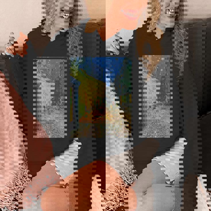 フィンセントファンゴッホの夜のカフェテラス Hoodie