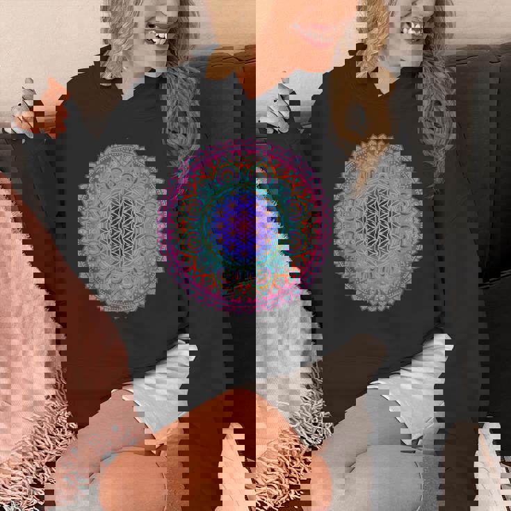 フラワー・オブ・ライフシンボル 民間伝承 マンダラ 5 ファン ファン ファン パーカー