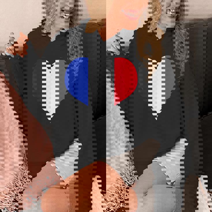 フランス国旗ラブハートフランス国旗 パーカー