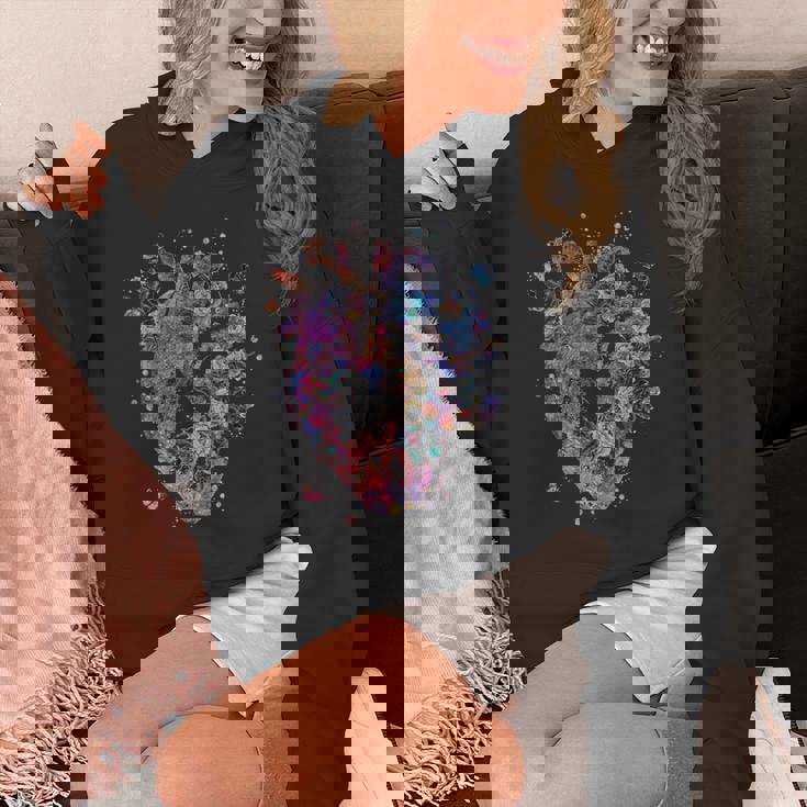 フローラル解剖学的人間の心臓グラフィック心臓専門医ギフト パーカー