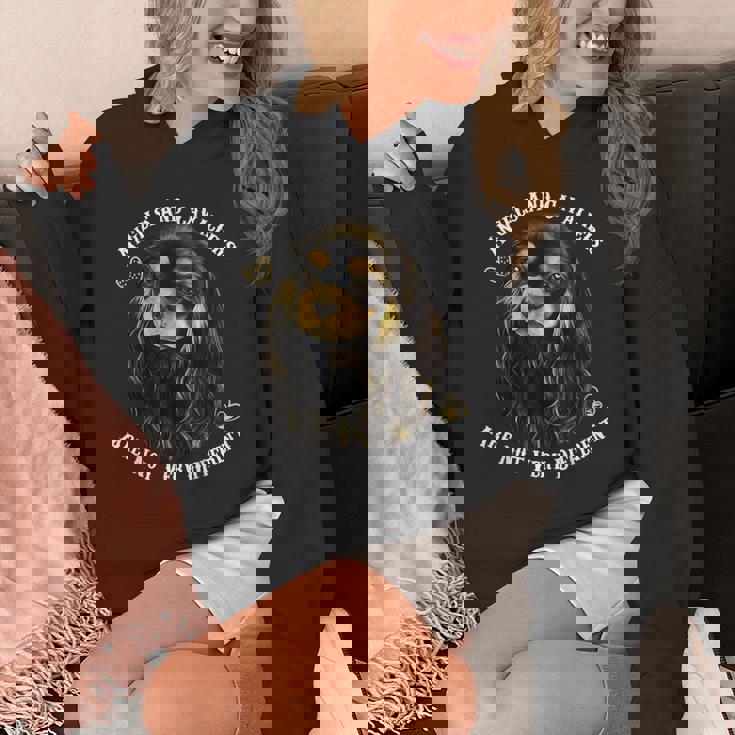 ブラックとタン、キャバリアキングチャールズ・スパニエル パーカー