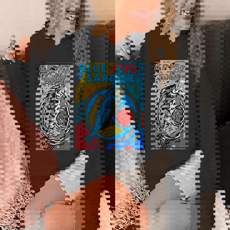 ブルーイワシ 和風メンフィススタイル パーカー