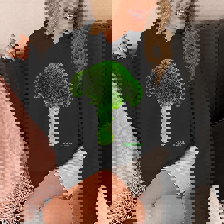 ブロッコリー 大 写真 & 文字 Broccoli Big Photo & Text パーカー