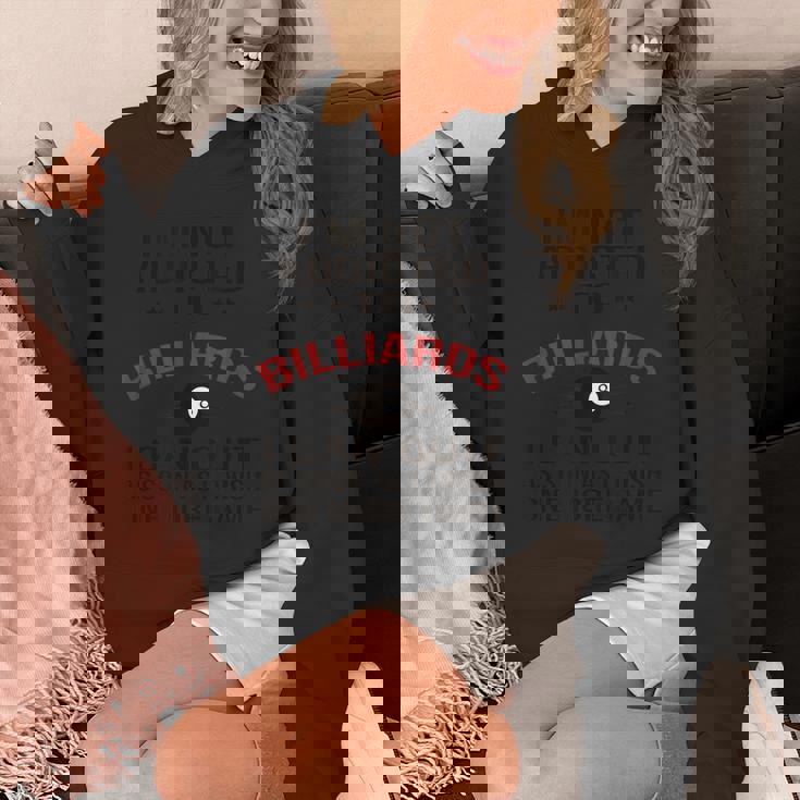 プールプレーヤービリヤードtシャツ I Am Not Addicted To Billiards Hoodie