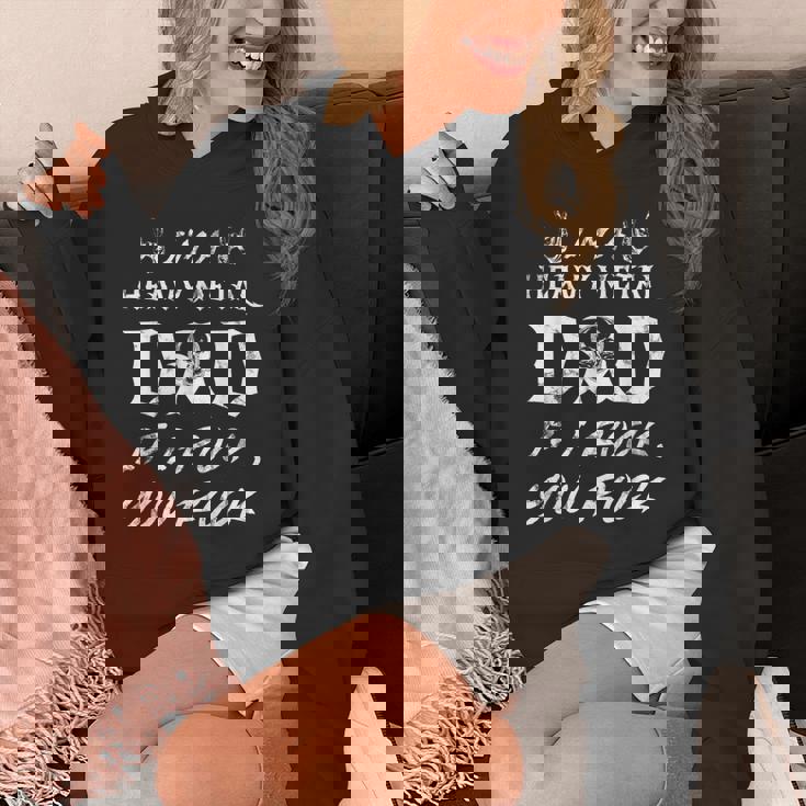 メンズ ヘヴィメタルをロックしたらヘヴィメタルお父さんだ パーカー