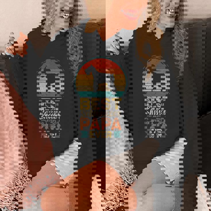 ベスト・シュナウザー・パパ ミニチュア・シュナウザー Hoodie