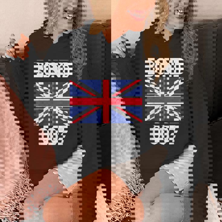 ボンドユニオンフラッグ 007 レトロシャツ Hoodie