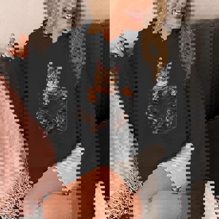 ポケットに入ったベンガルキャット Hoodie