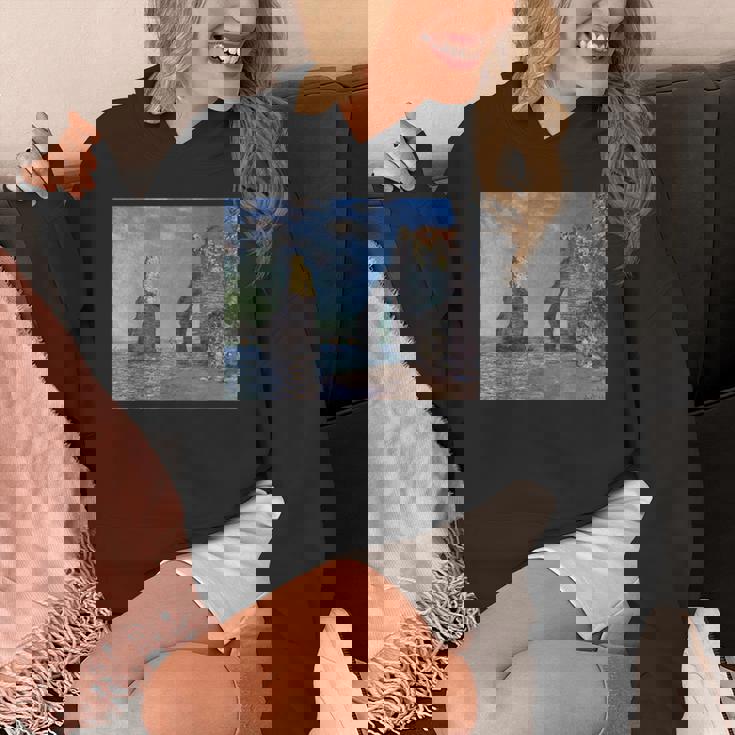 モネのエトルタの断崖 パーカー