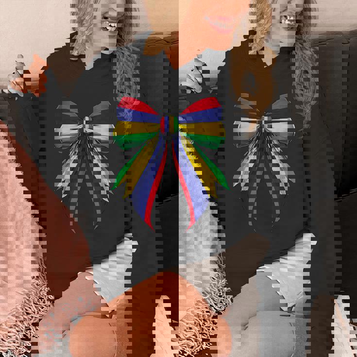 モーリシャス国旗 モーリシャスのプライド コケットリボン パーカー