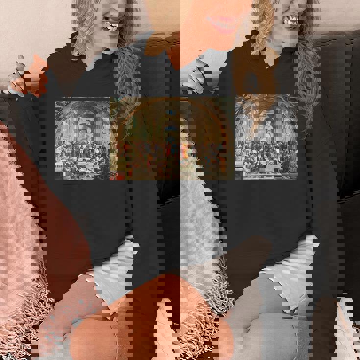 ラファエロ作「アテネの学堂」 パーカー