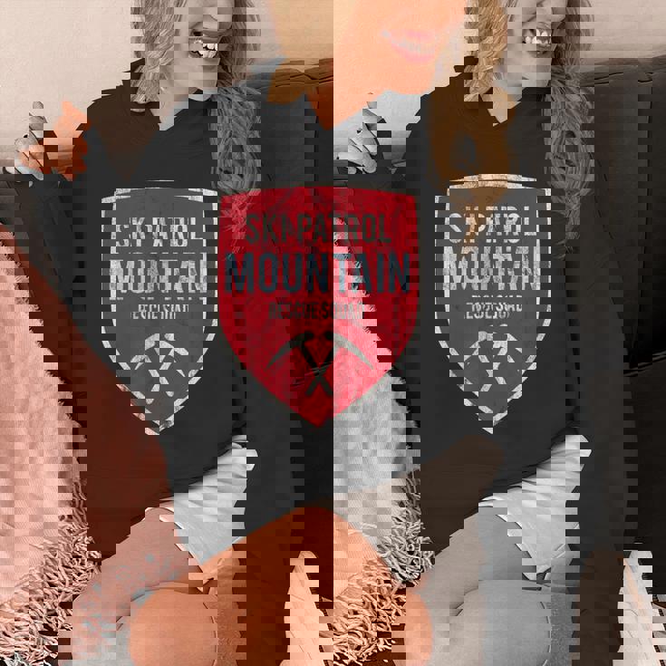 レスキュー隊スキーパトロールレトロスノーボードウィンターリゾート パーカー