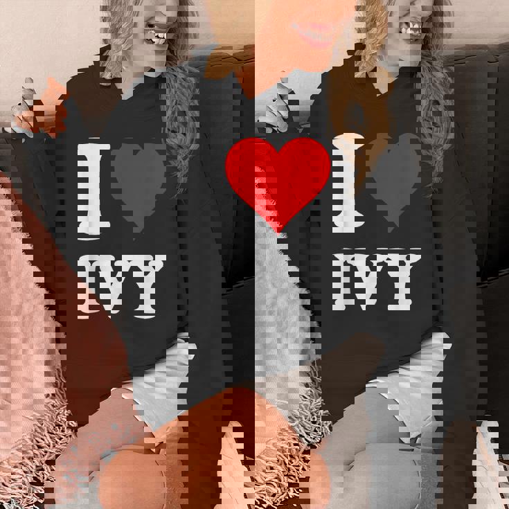 レッドハート アイビーが大好き パーカー