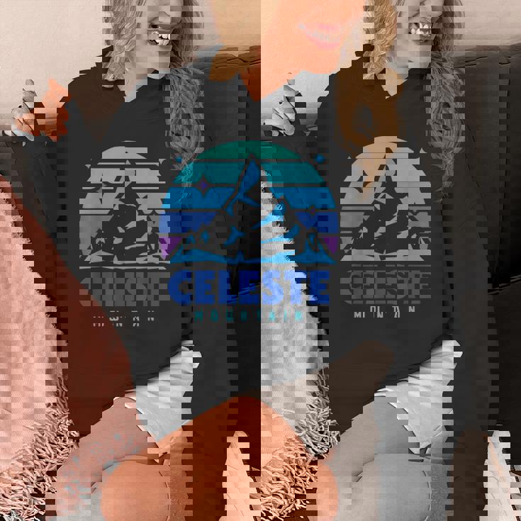 レトロ セレステ ヴィンテージデザイン 山遊び ビデオゲーム パーカー