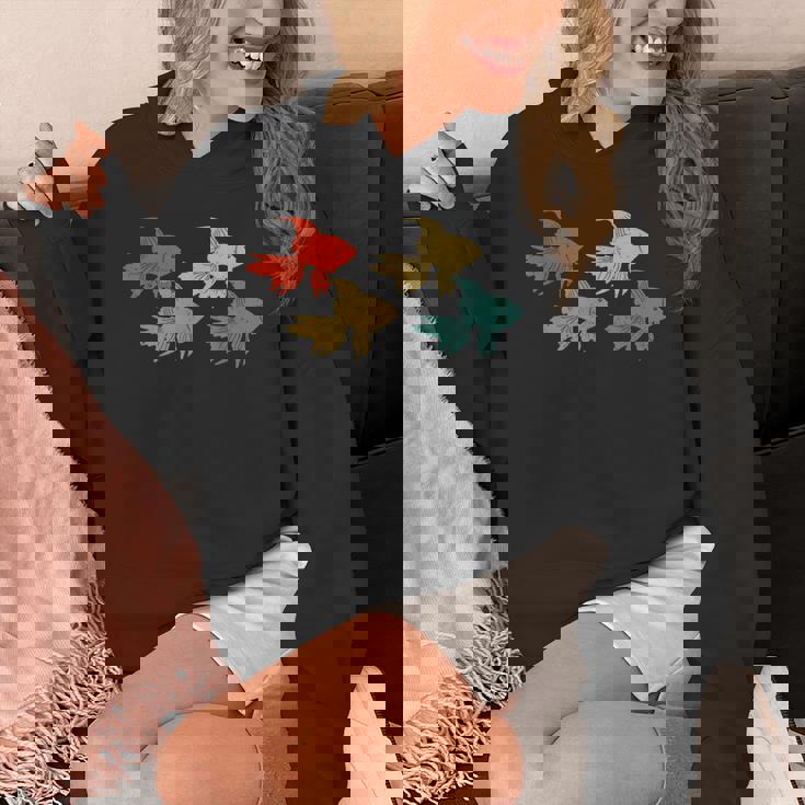 レトロ 魚 金魚 水族館 水 動物 パーカー