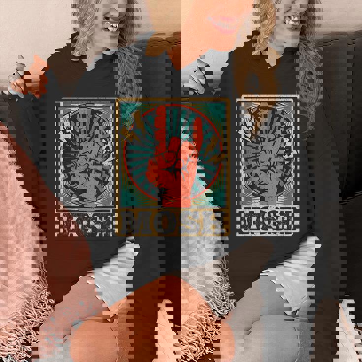 レトロなヴィンテージサインオブザホーンモッシュヘビーロックミュージック パーカー