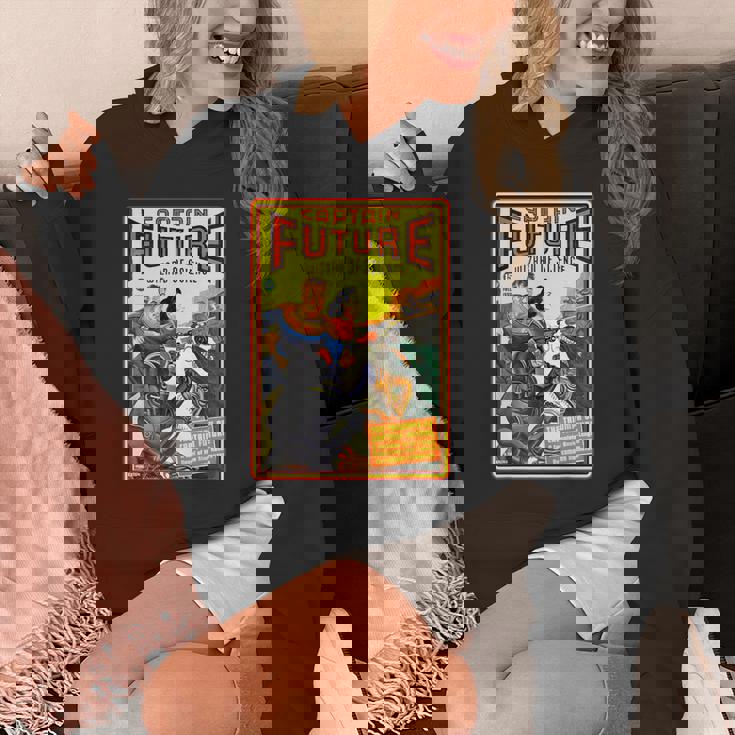 レトロヴィンテージキャプテンフューチャーコミックマガジン パーカー