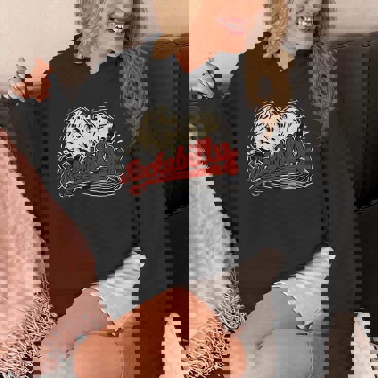 ロカビリーロックミュージックレトロキューブビニール1950sロッカー パーカー