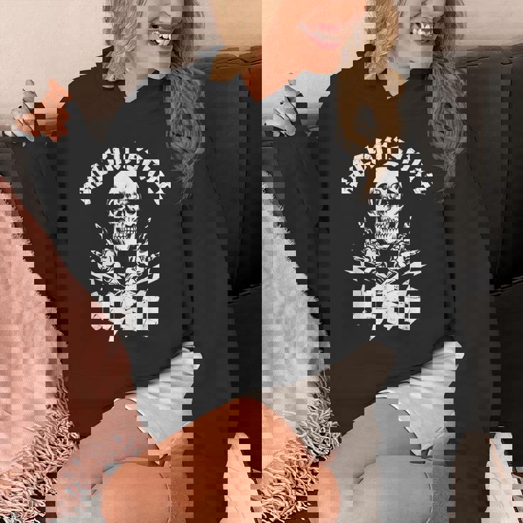 ロッキン・シンス1986年 36歳スカル・ロック・ハンズ Hoodie