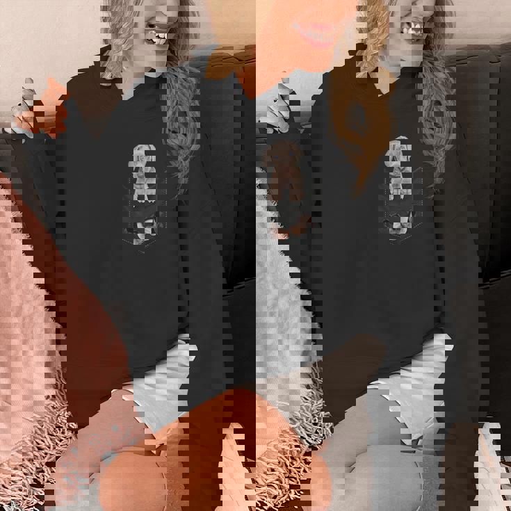 ワイマラナー愛好家のためのファニーワイマラナー ポケットに入ったワイマラナー パーカー