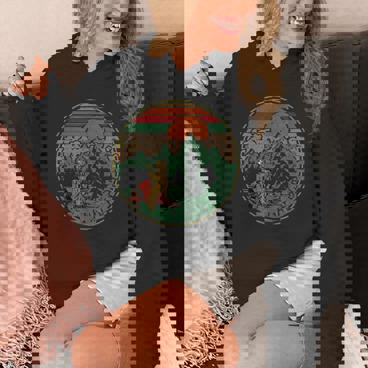 ヴィンテージ キャンプ I Hate People 面白いキャンプギフト パーカー